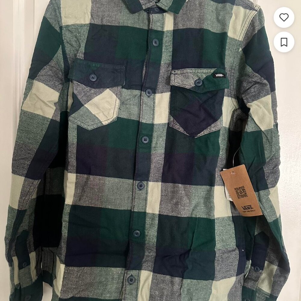 Brand New Vans Flannel With Tags Size S Men